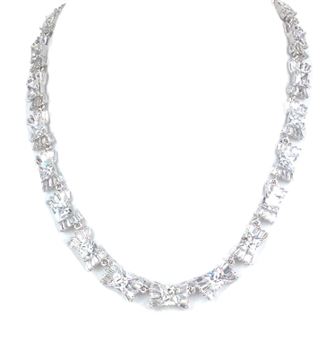 Kate Spade Le Soir Crystal Bow Necklace