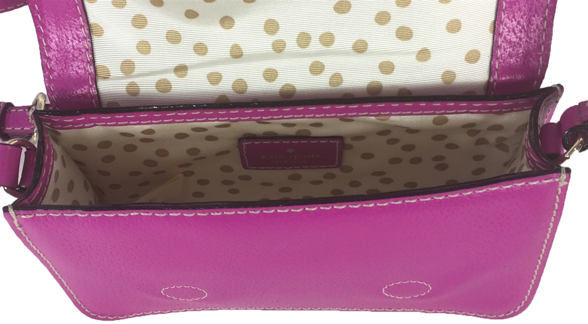 Kate Spade WKRU1527 Wellesley Small Fynn Crossbody Bag Hot Pink
