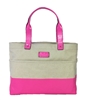 Kate Spade Horseshoe Cove Magazine Tote, Natural/Pink Sapphire