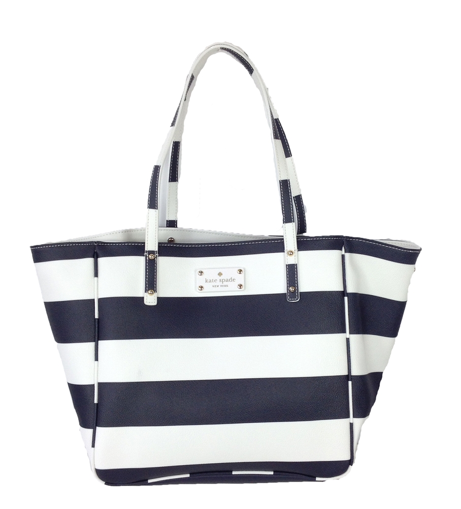 Buy KATE SPADE Everything Puffy Sailing Stripe Tote Bag | Blue Color Women  | AJIO LUXE