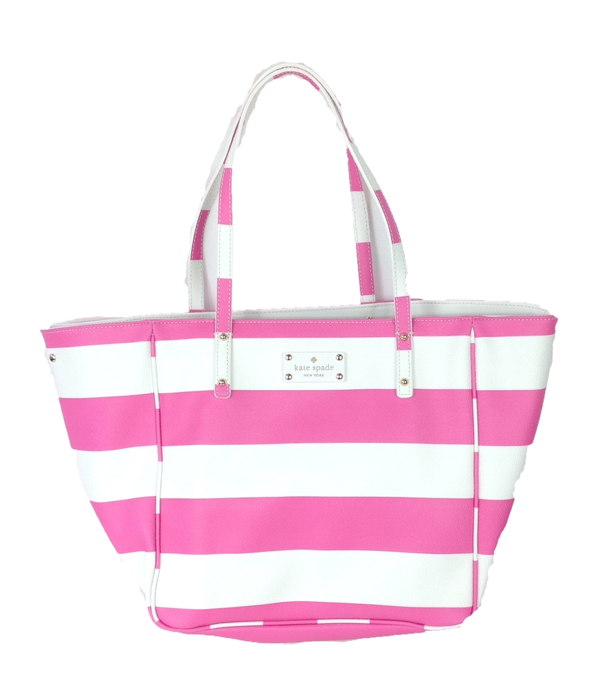 kate spade new york Lunch Tote - Blush Rugby Stripe - Lifeguard Press