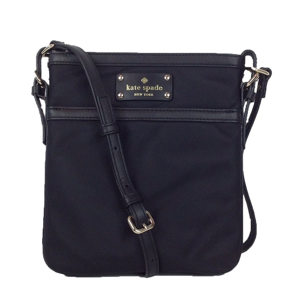 Square Woven Crossbody Bag - A New Day™ Black