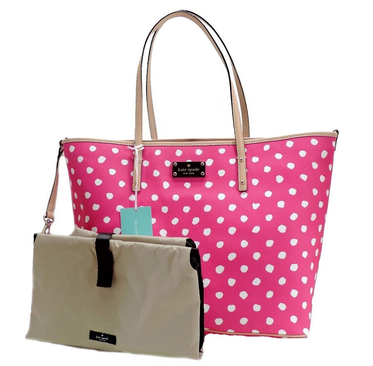 Kate Spade New York Bondi Road Harmony Baby Bag, Pink / Cream