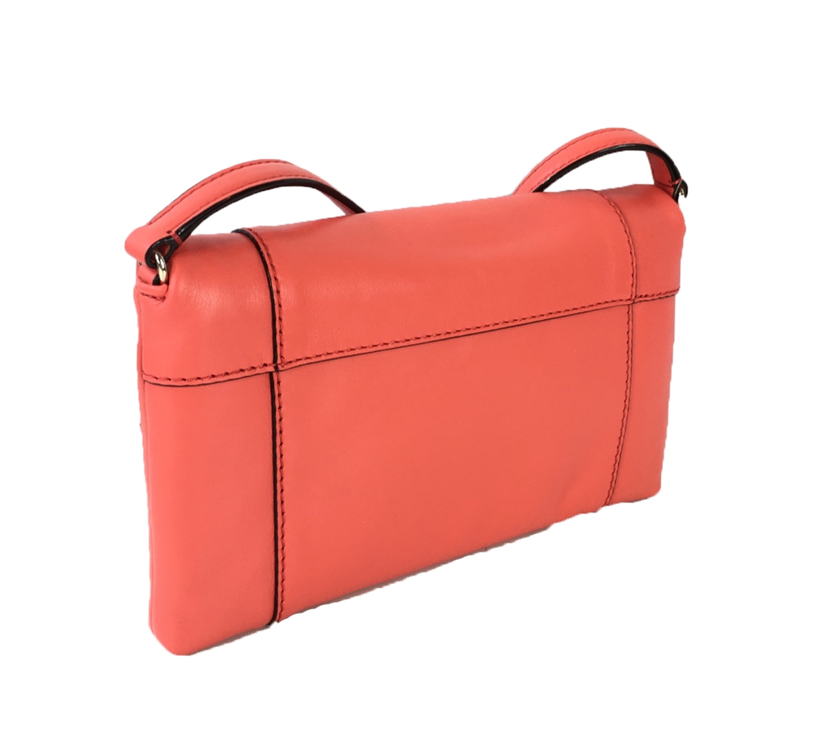 Kate Spade New York Red Gazpacho Staci North-South Flap Leather