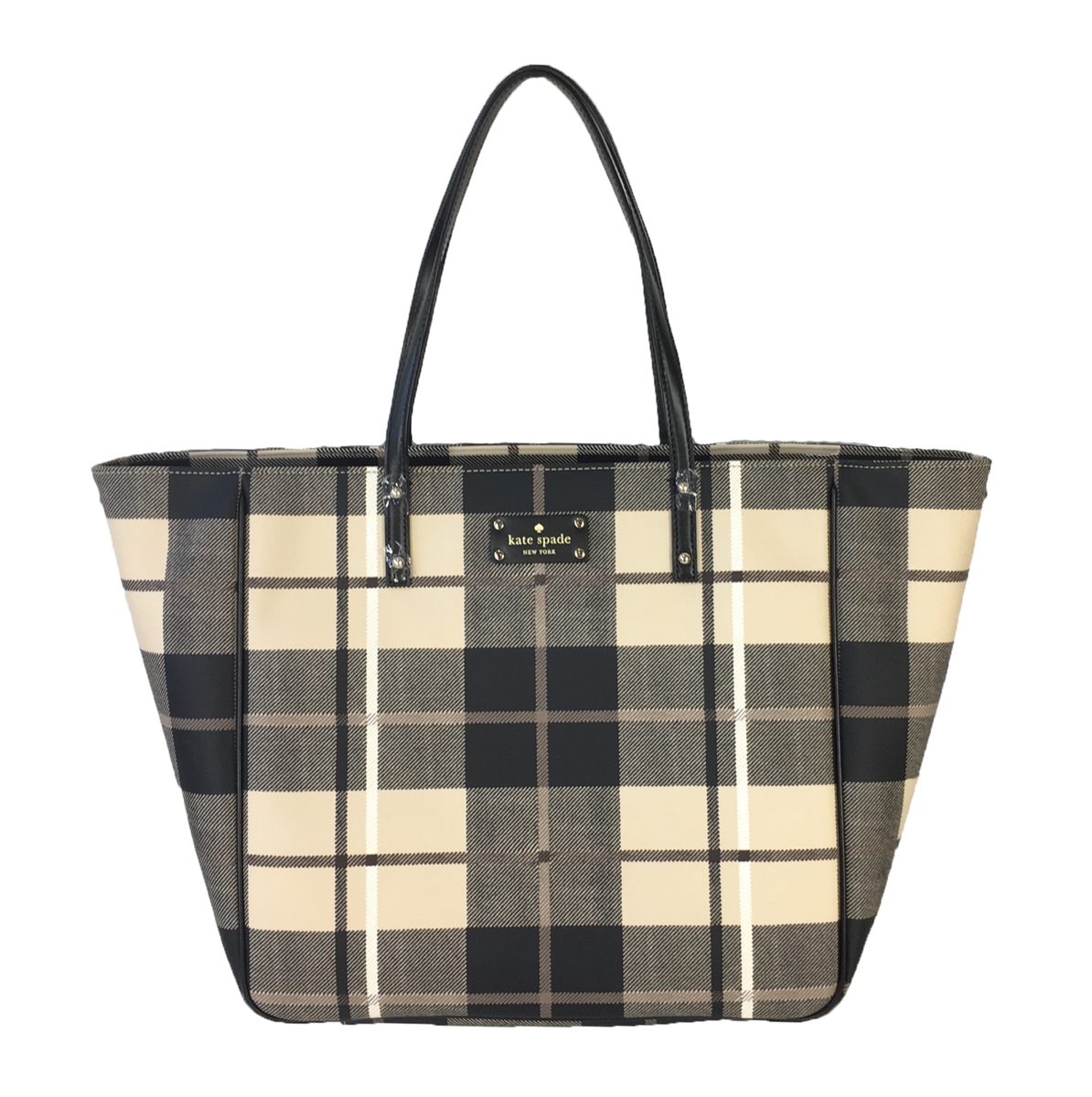 Kate Spaid cheapest Plaid Satchel