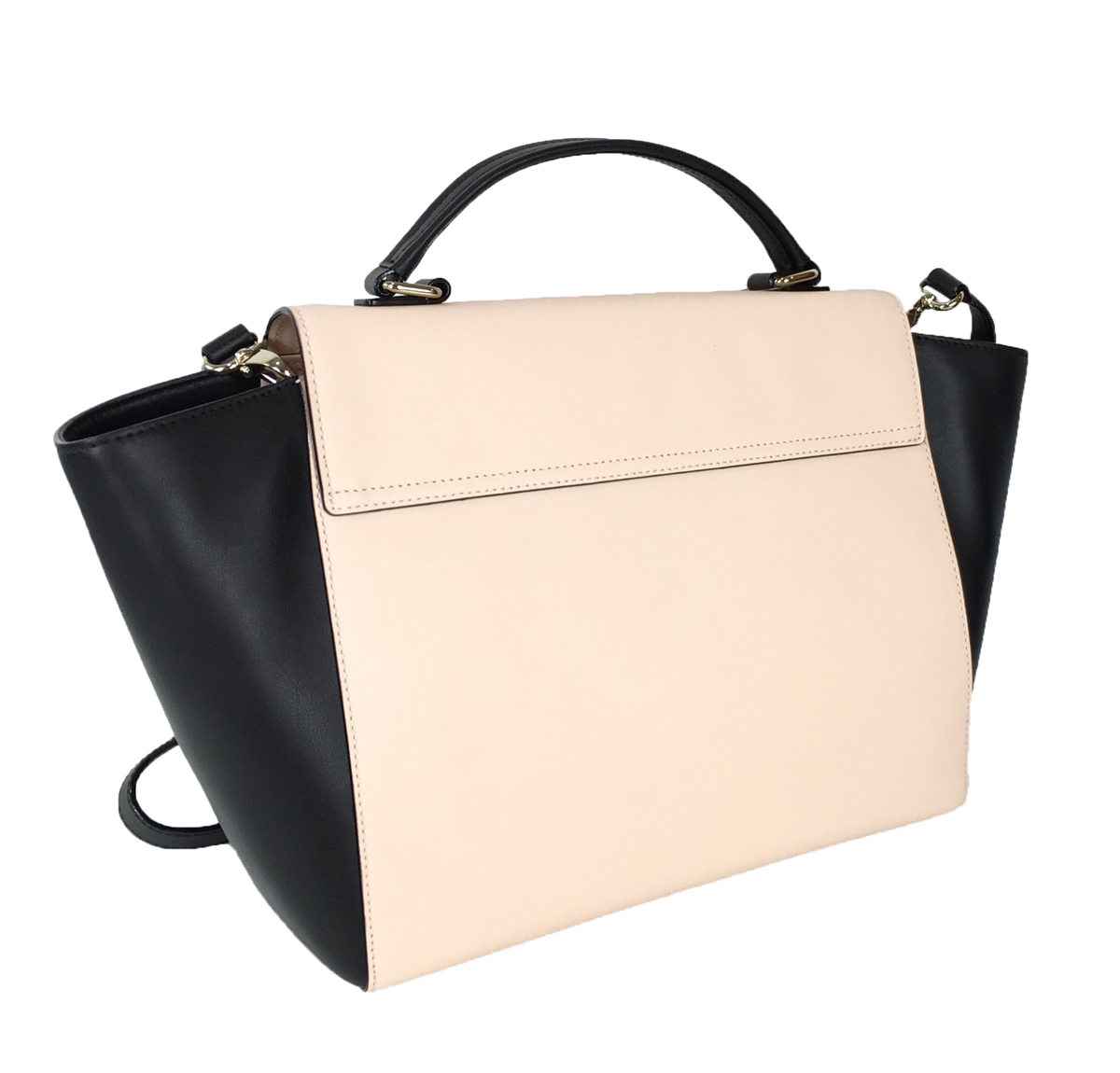 Kate Spade Magnolia Park Laurel purchases Spotted Haircalf and Black Leather Satchel Purse