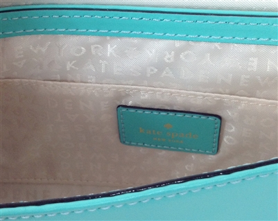 Kate Spade Tiffany Blue Montford Park Leather Bag