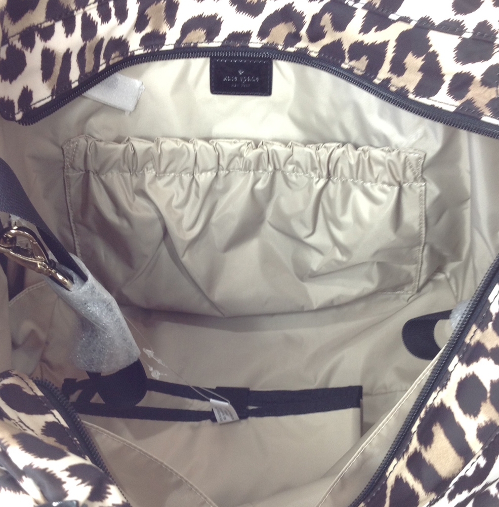 Kate spade leopard diaper on sale bag