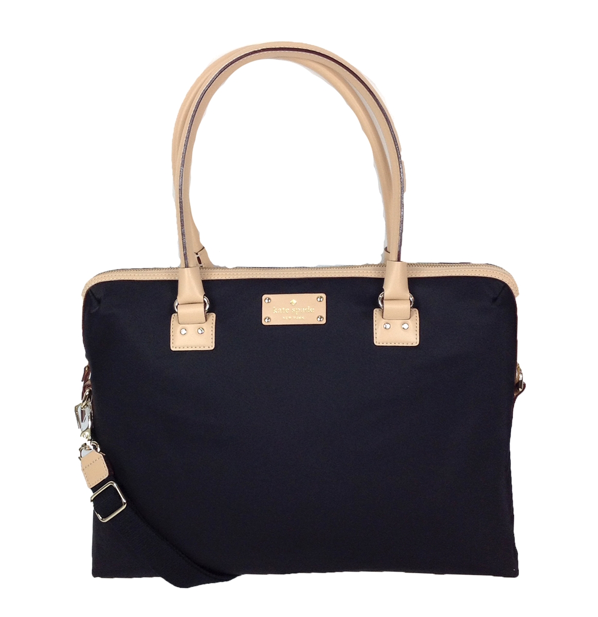 Kate Spade Madison Saffiano East West Leather Laptop Tote Black Leather -  Walmart.com