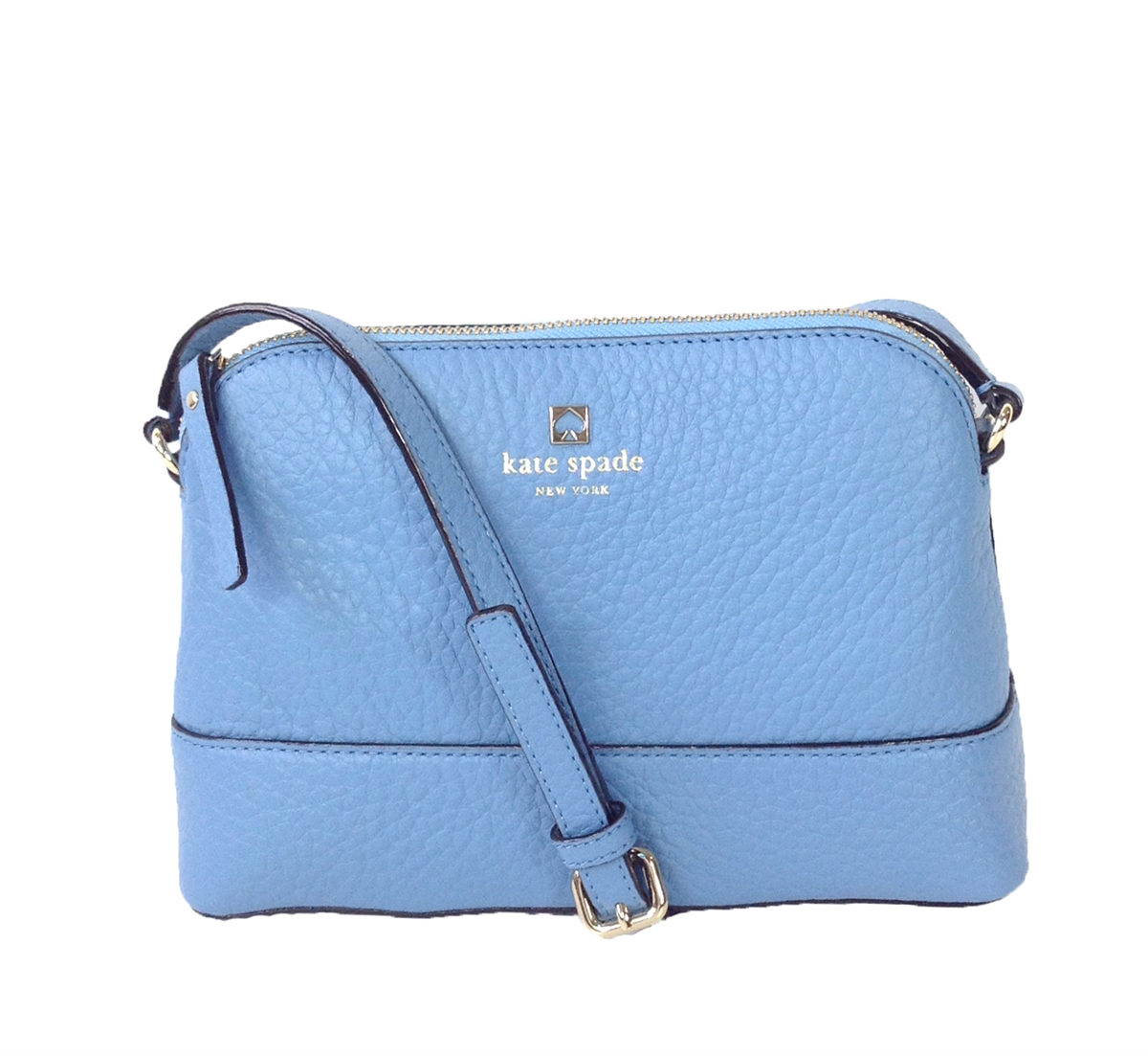 Kate Spade Southport Avenue Hanna Leather Crossbody Morning Glory Blue