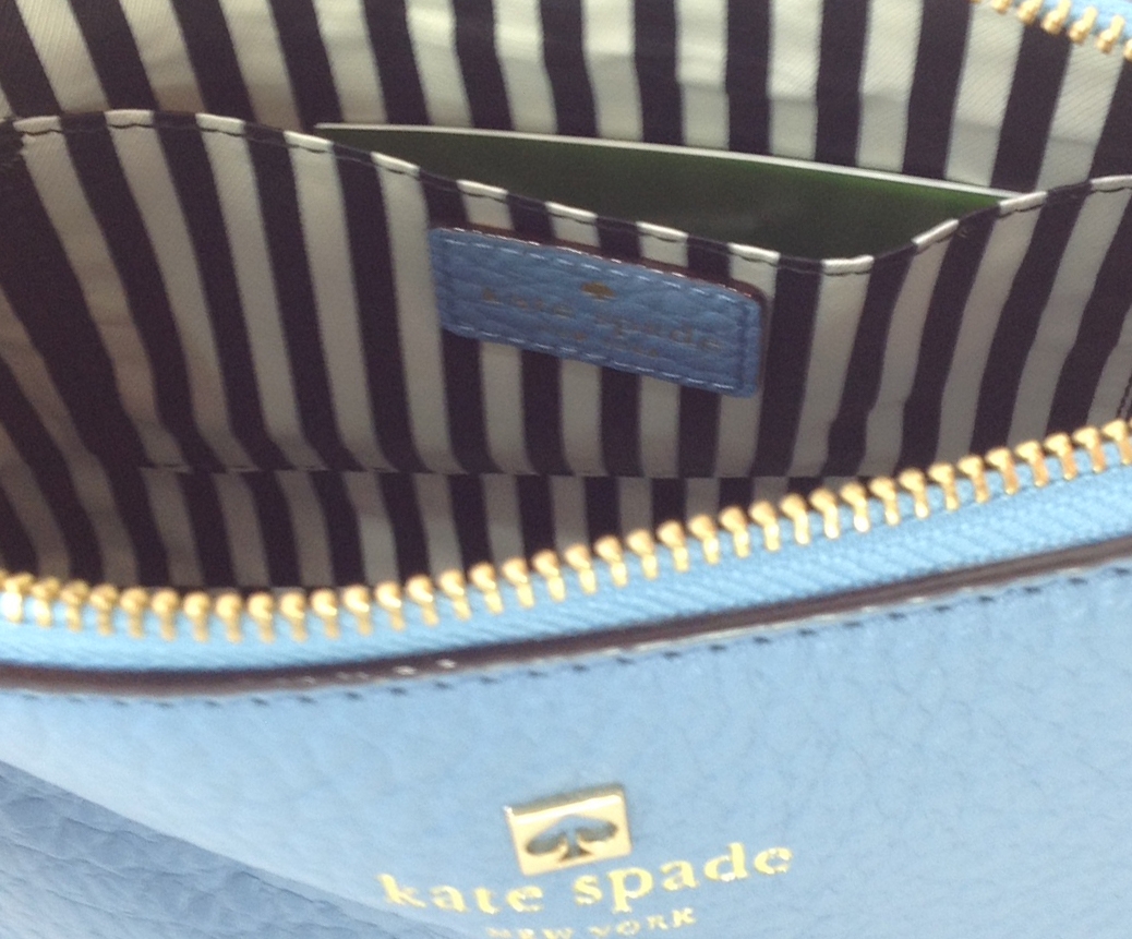 Kate Spade New York Andi Half Moon Crossbody Bag - Blue Crossbody Bags,  Handbags - WKA238173