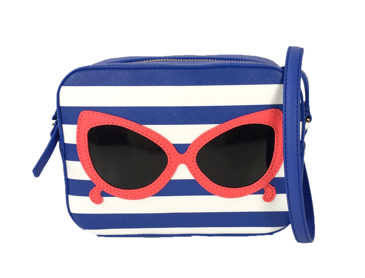 Kate Spade Make a Splash Sunglasses Mindy Crossbody Blue