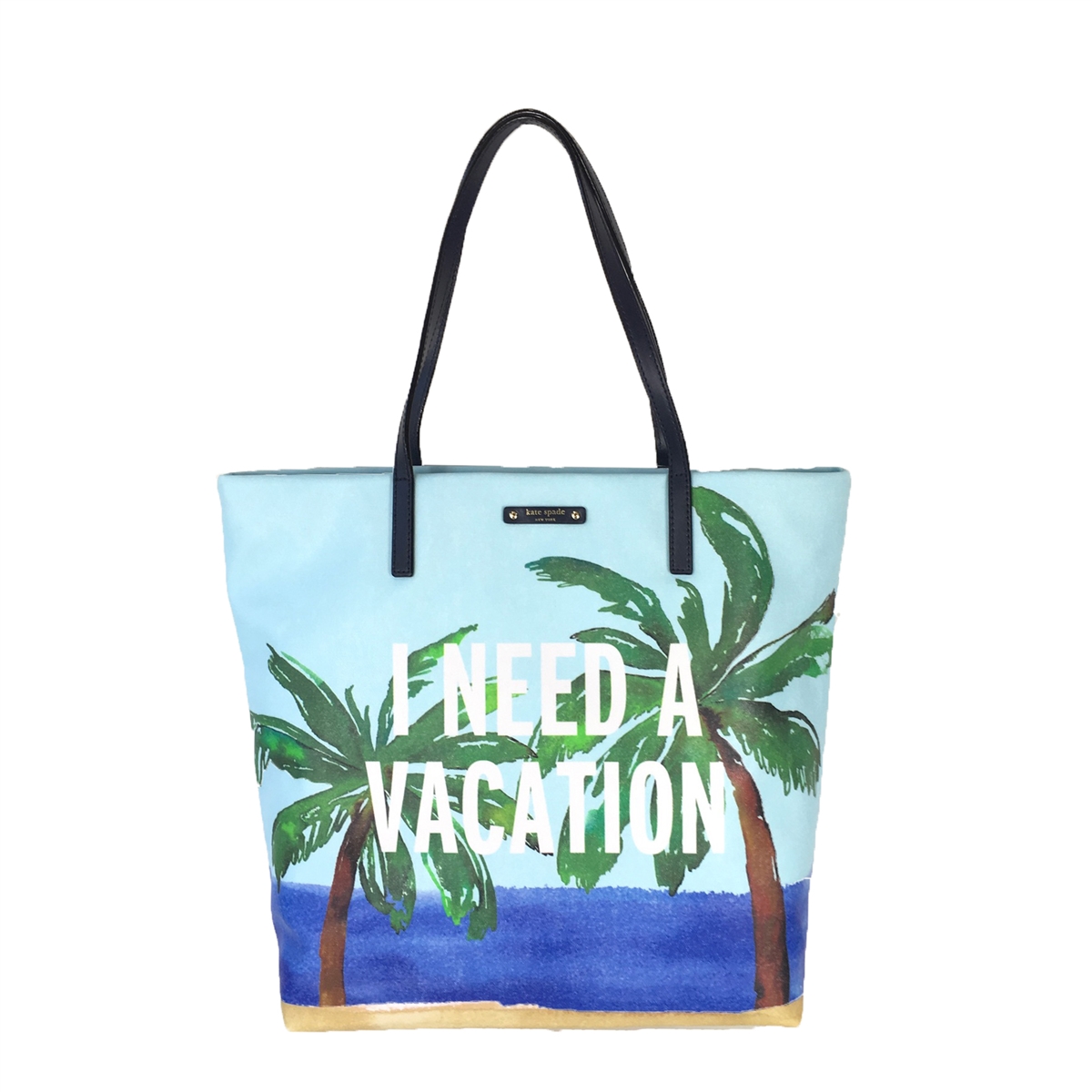 Kate Spade 'I Need A Vacation' Bon Shopper Tote, Multi