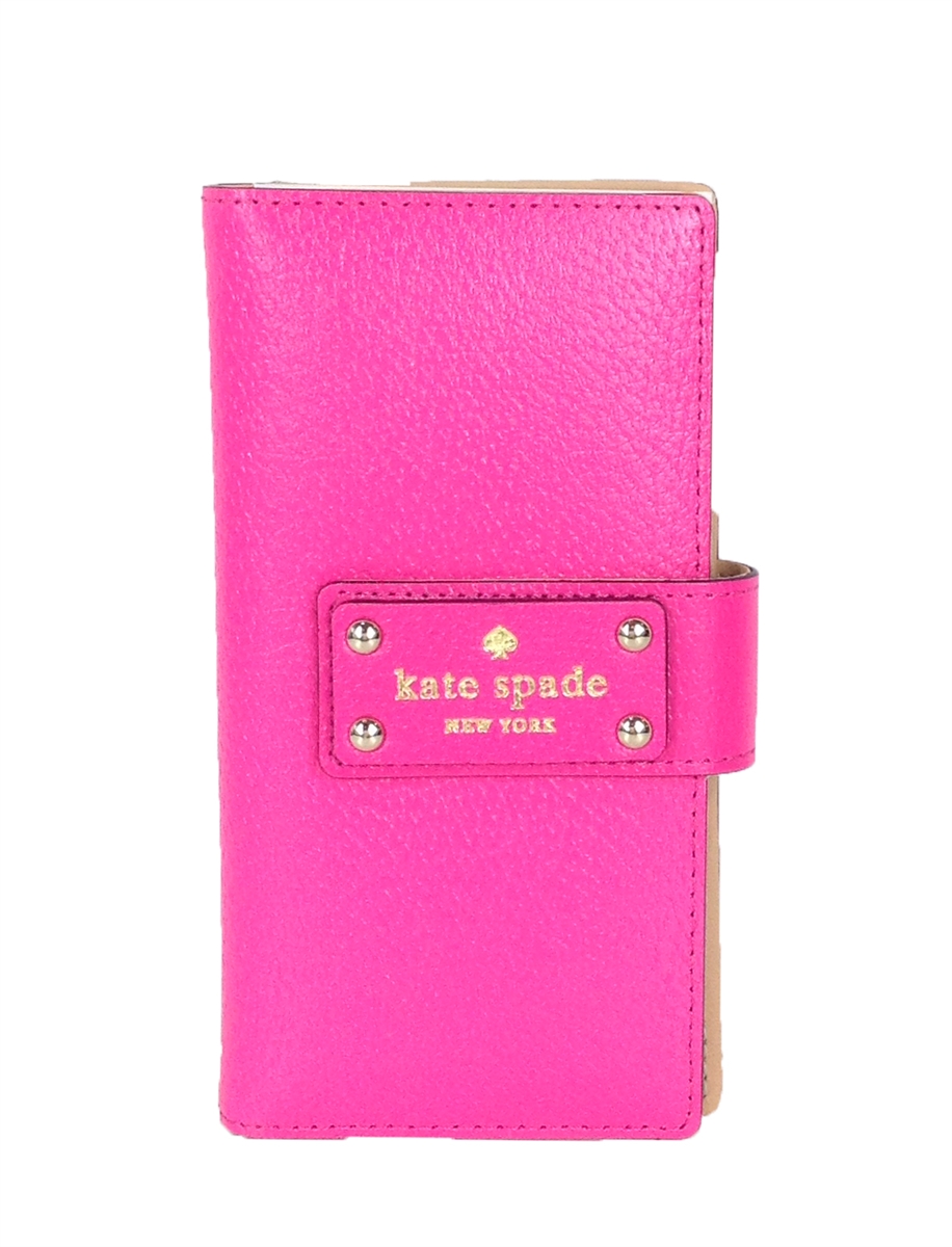 Kate Spade Crosshatch Leather on sale Bi-fold Wallet