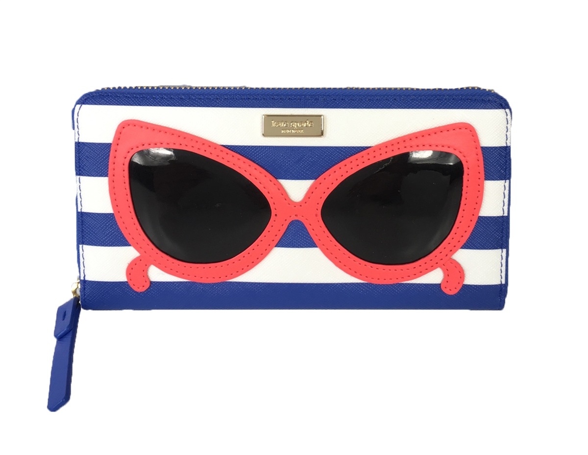 Kate Spade make a splash mindy Sunglasses Blue & White Shoulder/Cross –  Pit-a-Pats.com