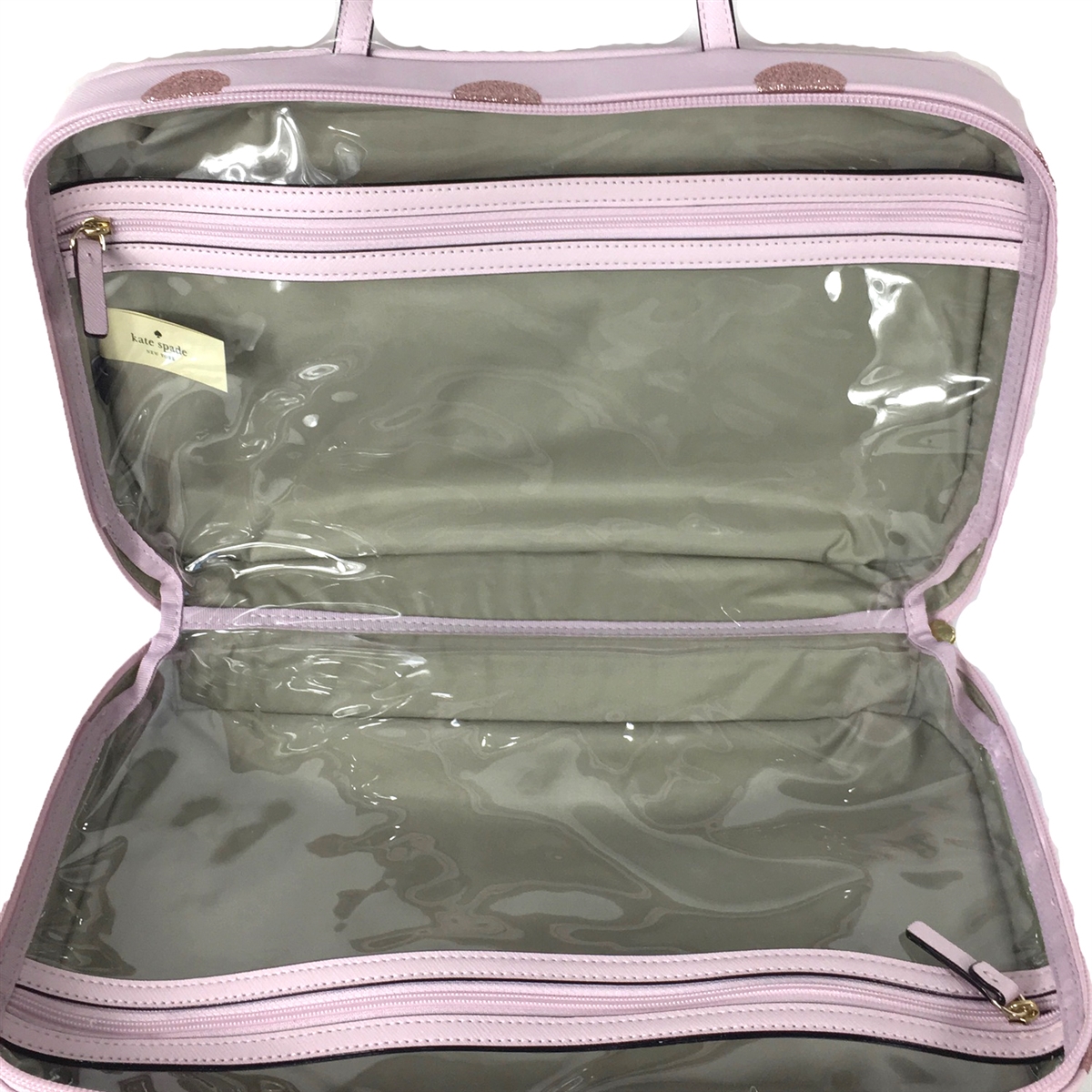 Travel bag Kate Spade Pink in Plastic - 20505251