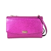 Kate Spade Laurel Way Winni Metallic Leather Clutch Crossbody Bag