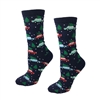 Hot Sox Trees on Cars Novelty Crew Socks